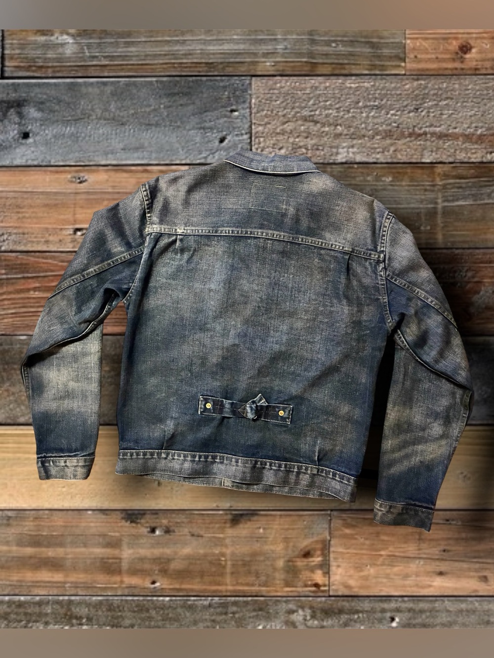 💥RARE💥DOUBLE RL RALPH LAUREN RRL INDIGO TYPE I MILITARY JACKET- SIZE MEDIUM - Picture 2 of 15